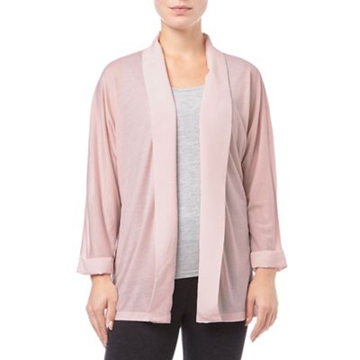 Phase Eight Dusty Pink addie woven mix cardigan